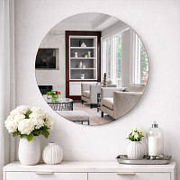 Зеркало круглое осветленное — фото 1