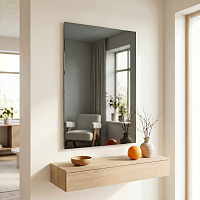 Зеркало Графит 4 мм (с обработкой кромки) — фото 1